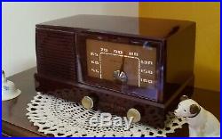 Vintage GE AM Tube Radio 416F (1953) COMPLETELY RESTORED