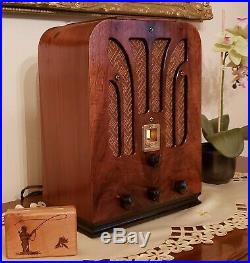 Vintage GE A-53 Tombstone AM/SW Radio (1935) BEAUTIFULLY RESTORED