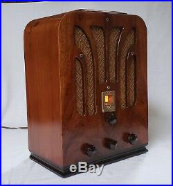 Vintage GE A-53 Tombstone AM/SW Radio (1935) BEAUTIFULLY RESTORED