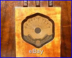 Vintage GE GENERAL ELECTRIC M-41-C TOMBSTONE WOOD SHELL with NICE GRILL CLOTH