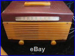 Vintage Garod Bakelite Tube Radio Model 6AU-1 Restore or Parts