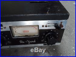Vintage Gates The Yard Audio Tube Mixer Rare HAM Radio Console Unit