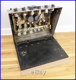 Vintage Gates Vacuum Tube Radio Broadcast Studio Console MIC Mixer Amp Preamp
