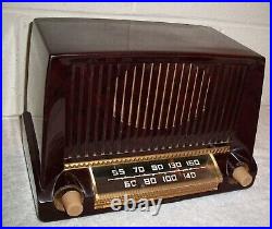 Vintage Ge General Electric Model 404 Tube Radio Am Broadcast Band Parts Repair