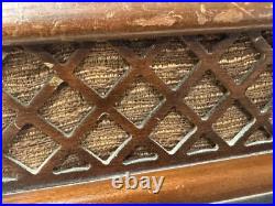 Vintage Ge General Electric Short Wave Am Radio Model-221 Wood Table Tube Radio