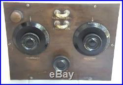Vintage Gecophone BC3000 1 Valve Tube Radio w Good Osram DE6 Tube 1923 GE