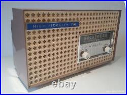 Vintage General Electric12R31 FM Vacuum Tube Radio Tested & Works Made in Canada