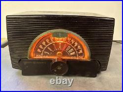 Vintage General Electric 408 AM/FM Bakelite Case Atomic Era Tube Radio Works Vintage General Electric 408 AM/FM Bakelite Case Atomic Era Tube Radio Works