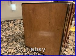 Vintage General Electric BC/SW tube radio Model L-640,1939, push buttons works