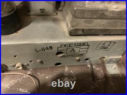 Vintage General Electric BC/SW tube radio Model L-640,1939, push buttons works