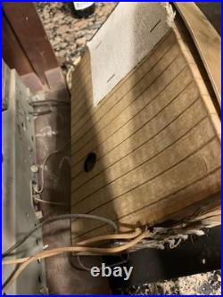 Vintage General Electric BC/SW tube radio Model L-640,1939, push buttons works