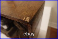 Vintage General Electric Company A-44X Tube Radio Art Deco WWII Style Powers On