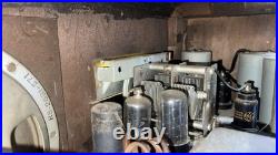 Vintage General Electric GE E-72 Tube Radio Wooden Cabinet 1930s Powers On