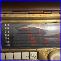 Vintage General Electric GE Model 260 Portable Tube Radio NEEDS WORK (PARTS)