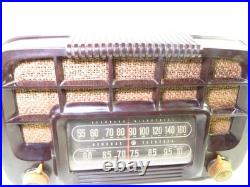 Vintage General Electric GE Tube Radio AM/Shortwave, Working, RARE