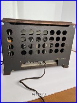 Vintage General Electric J-62 1941 wood tube table radio As Is Untested