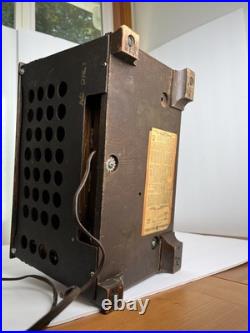 Vintage General Electric J-62 1941 wood tube table radio As Is Untested