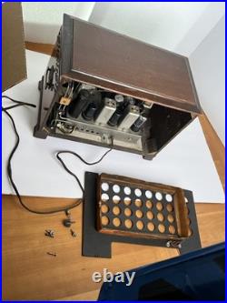 Vintage General Electric J-62 1941 wood tube table radio As Is Untested