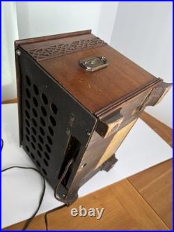 Vintage General Electric J-62 1941 wood tube table radio As Is Untested