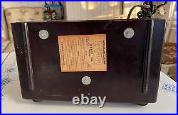 Vintage General Electric Tube Radio Model 102
