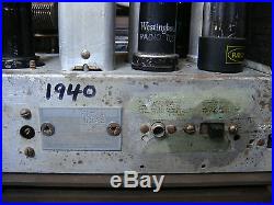 Vintage General Electric Wood Cabinet Tube Radio Model KL-53 1940 Restored