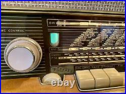Vintage German EMUD Rekord Senior 60 Tube Tabletop Radio AM-FM-SW See Video Demo