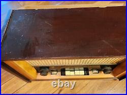 Vintage German EMUD T7 Tube Radio AM FM For Parts