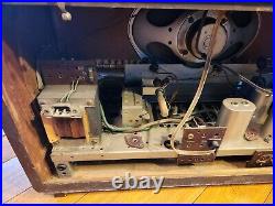 Vintage German EMUD T7 Tube Radio AM FM For Parts