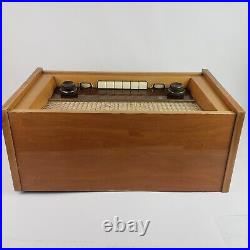 Vintage German EMUD T7 Tube Radio AM FM Tested Works And Sounds GREAT