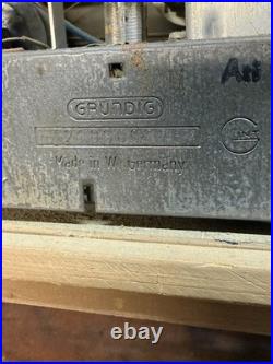 Vintage German Grundig 2268 U Tube radio No Power Cable Parts Decor Repairs