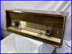 Vintage German Grundig 3299 Stereo Tube Radio With Decoder For Parts As Is