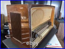 Vintage German Grundig Majestic 2260U Tube Radio See Video Partially Works