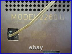 Vintage German Grundig Majestic 2260U Tube Radio See Video Partially Works