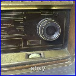 Vintage German Saba Tube Radio. SABA-Schwarzwald model W5-3D Untested