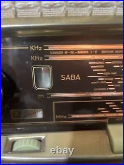 Vintage German Saba Tube Radio SCHWARZWALD W5-3D