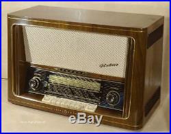 Vintage German Tube Radio LOEWE-OPTA GLOBUS 1784W produced 1956