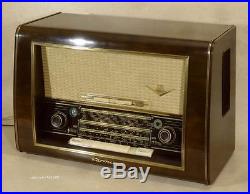 Vintage German Tube Radio NORDMENDE CARMEN 56 3D produced 1955