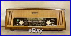 Vintage German Tube Radio PHILIPS SATURN 511 STEREO produced 1961 2 Speakers