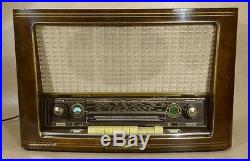Vintage German Tube Radio SABA FREIBURG AUTOMATIC 7 produced 1956 4 Speakers