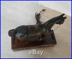 Vintage Globe Radio Model 559 Metal Standing Horse (1948) VERY RARE & Restored