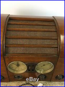 Vintage Goblin Time Spot Radio Receiver Valve Tube Radio With Instructions