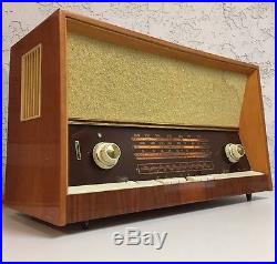Vintage Graetz Melodia M10-C3 115V German Tube Radio Long Short Wave FM UHF