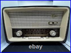 Vintage Graetz Polka 813E Tube Radio Made in Germany AM/FM Shortwave 1950s