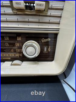 Vintage Graetz Polka 813E Tube Radio Made in Germany AM/FM Shortwave 1950s