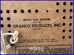 Vintage Granco Tube Radio 620 U Working