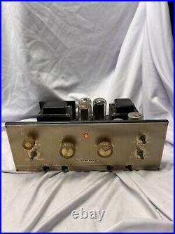 Vintage Grommes 1957 Model 20 PG Tube Radio Amplifier Powers On