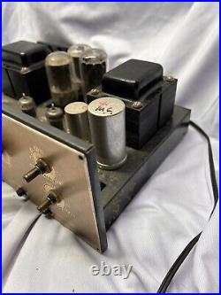 Vintage Grommes 1957 Model 20 PG Tube Radio Amplifier Powers On
