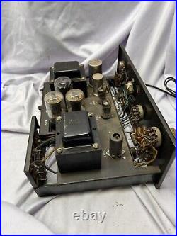 Vintage Grommes 1957 Model 20 PG Tube Radio Amplifier Powers On