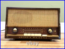 Vintage Grundig Majestic Model 92 US Tabletop Tube Radio Germany c. 1961 (VIDEO)