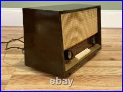 Vintage Grundig Majestic Model 92 US Tabletop Tube Radio Germany c. 1961 (VIDEO)